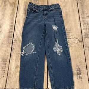 Maurices Kids Distressed Blue Jeans
